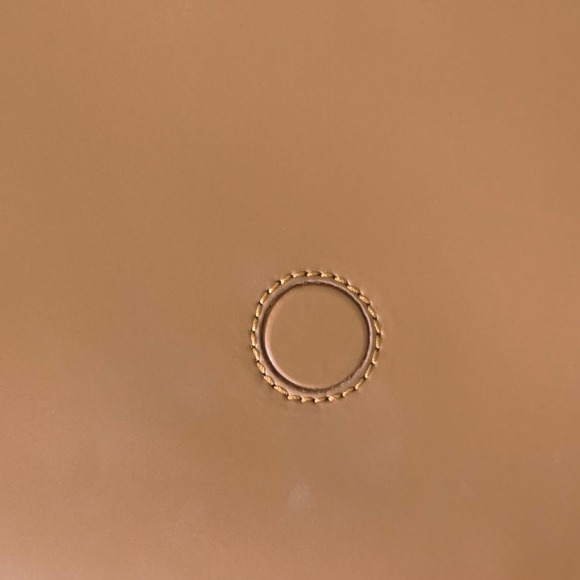 Otte New York Tan Leather Greenwich Saddle Bag Italy - Picture 9 of 13